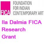Ila Dalmia FICA Research Grant 2020 - The Foundation for Indian Contemporary Art