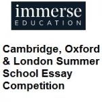 Immerse - Cambridge, Oxford & London Summer School Essay Competition
