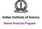 Indian Institute of Science Raman Post-Doc Program