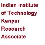 Indian Institute of Technology Kanpur Department of Civil Engineering Research Associate