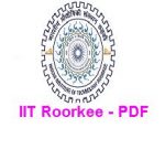 Indian Institute of Technology Roorkee Post Doctoral Fellowship