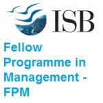 Indian School of Business Fellow Programme in Management FPM