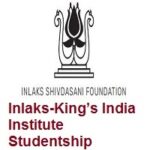 Inlaks-Kings India Institute Studentship 2021