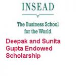 INSEAD Deepak and Sunita Gupta Endowed Scholarship