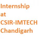 Internship at CSIR-IMTECH Chandigarh