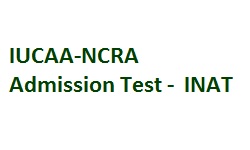IUCAA-NCRA ADMISSION TEST INAT - 2018