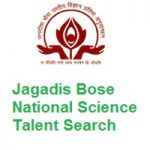 Jagadis Bose National Science Talent Search 2026 Jagadis Bose National Science Talent Search 2021