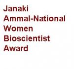 Janaki Ammal-National Women Bioscientist Award 2019