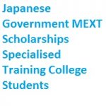 Japanese Government MEXT Scholarships Specialised Training College Students