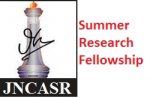JNCASR Summer Research Fellowship