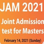 Joint Admission Test For Masters-JAM 2021 Joint Admission Test For Masters-JAM