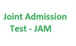 Joint Admission Test – JAM 2019 Joint Admission Test - JAM