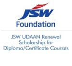 JSW UDAAN Renewal Scholarship for Diploma/Certificate Courses 2021-2022 JSW UDAAN Renewal Scholarship for Diploma/Certificate Courses 2021-2022