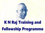 K.N. Raj Training and Fellowship Programme