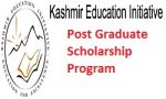 Kashmir Education Initiative Post Graduate Scholarship Program Kashmir Education Initiative Post Graduate Scholarship Program