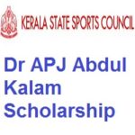 Kerala State Sports Council Dr APJ Abdul Kalam Scholarship Kerala State Sports Council Dr APJ Abdul Kalam Scholarship