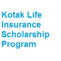 Kotak Life Insurance Scholarship Program 2023-24