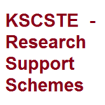 KSCSTE - Research Support Schemes