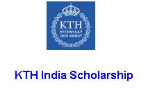 KTH India Scholarship 2023