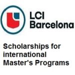 LCI Barcelona Scholarships for international Master's Programs