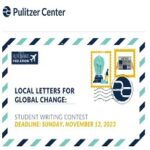 Local Letters for Global Change: A Pulitzer Center Writing Contest