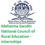 Mahatma Gandhi National Council of Rural Education Internships - 60 Nos