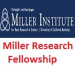Miller Institute for Basic Research in Science-Miller Research Fellowship