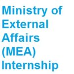 Ministry of External Affairs (MEA) Internship