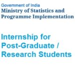 Ministry of Statistics & Programme Implementation - Internship for Post-Graduate/Research Students