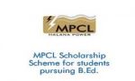 MPCL Scholarship Scheme for B.Ed Students