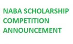 NABA SCHOLARSHIP COMPETITION ANNOUNCEMENT