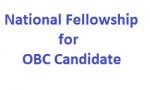 National Fellowship for OBC Candidate