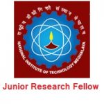 National Institute of Technology Meghalaya Junior Research Fellow