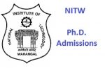 National Institute of Technology Warangal Ph.D. Admissions National Institute of Technology Warangal Ph.D. Admissions