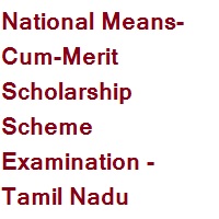 National means-cum-merit Scholarship Scheme Examination Tamil Nadu