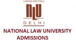National Law University-Admission Notice 2019-2020