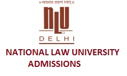 National Law University-Admission Notice 2019-2020