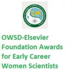 OWSD-Elsevier Foundation Awards for Early Career Women Scientists