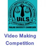 Panjab University Chandigarh Video Making Cum Aawareness Competition