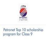Petronet Top 10 scholarship program for Class 9 2026-2027 Petronet Top 10 scholarship program for Class 9 (2024-25)