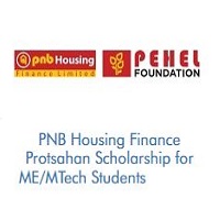 PNB Housing Finance Protsahan Scholarship for ME, MTech Students