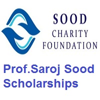 Prof. Saroj Sood Scholarship Scheme 2021