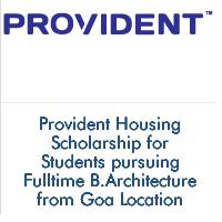 Provident Housing Scholarship for B.Arch Students