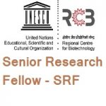 Regional Centre for Biotechnology (RCB) Senior Research Fellow - SRF