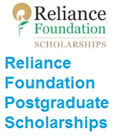 Reliance Foundation Postgraduate Scholarships 2023-24