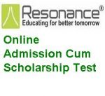 Resonance Online Admission Cum Scholarship Test Resonance Online Admission Cum Scholarship Test