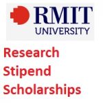 RMIT University Research Stipend Scholarships