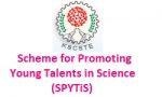 Scheme for Promoting Young Talents in Science SPYTiS