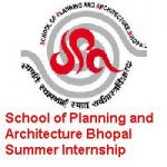 School of Planning and Architecture Bhopal Summer Internship