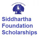 Siddhartha Foundation Scholarships 2026-2027 Siddhartha Foundation Scholarships 2021-2022